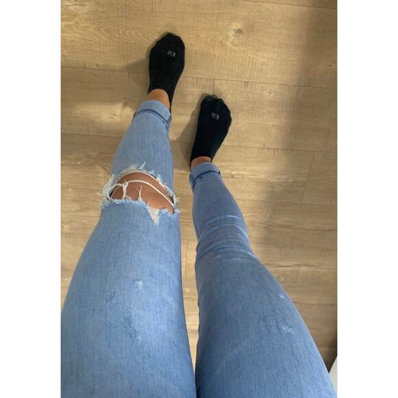 Express Women’s High-rise Skinny Jeans Legging Size 4R - Picture 2 of 8